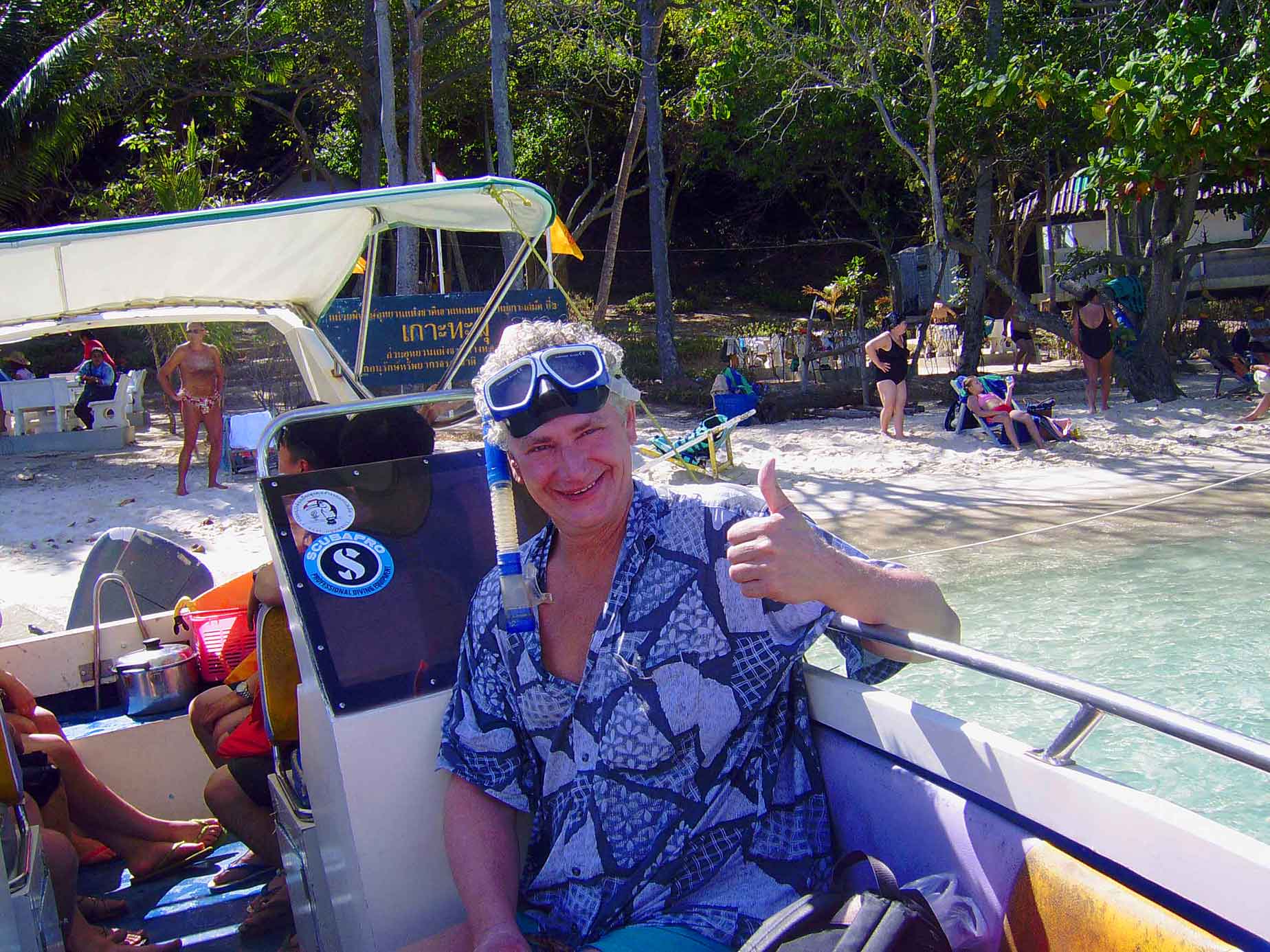 Piet before snorkeling