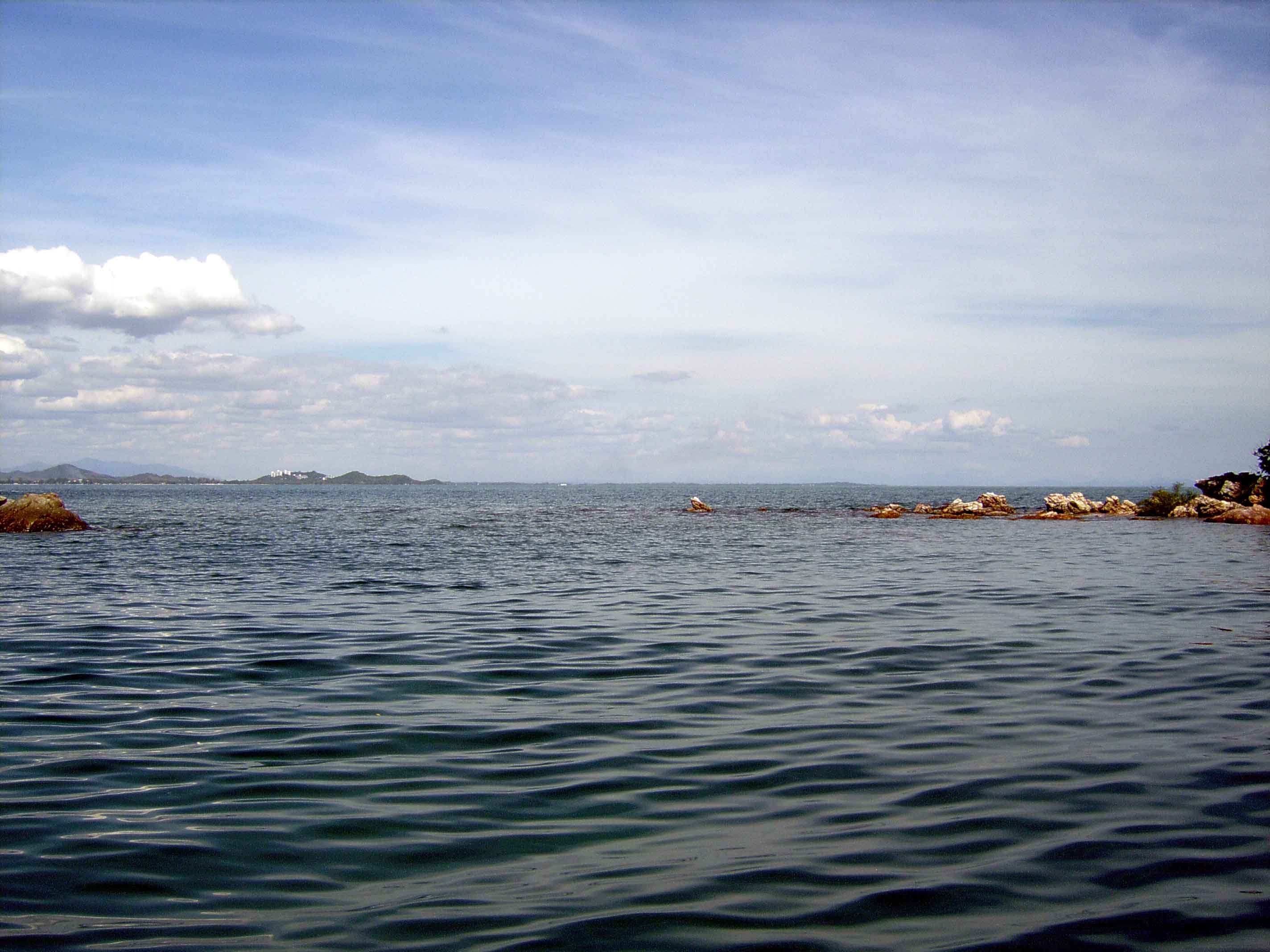 View to mainland from Island