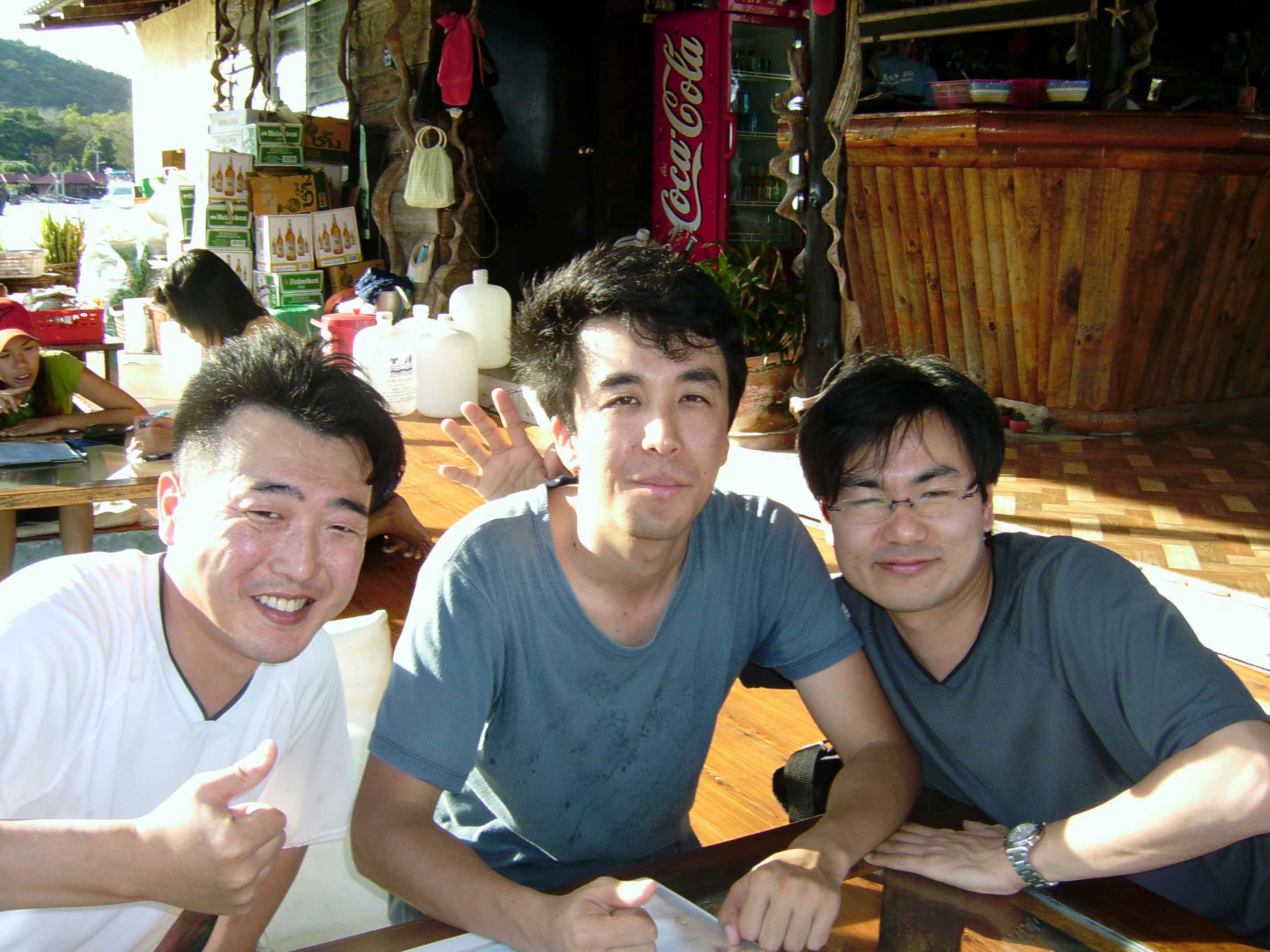 Restaurant - cold Beer Chan with friends from Japan