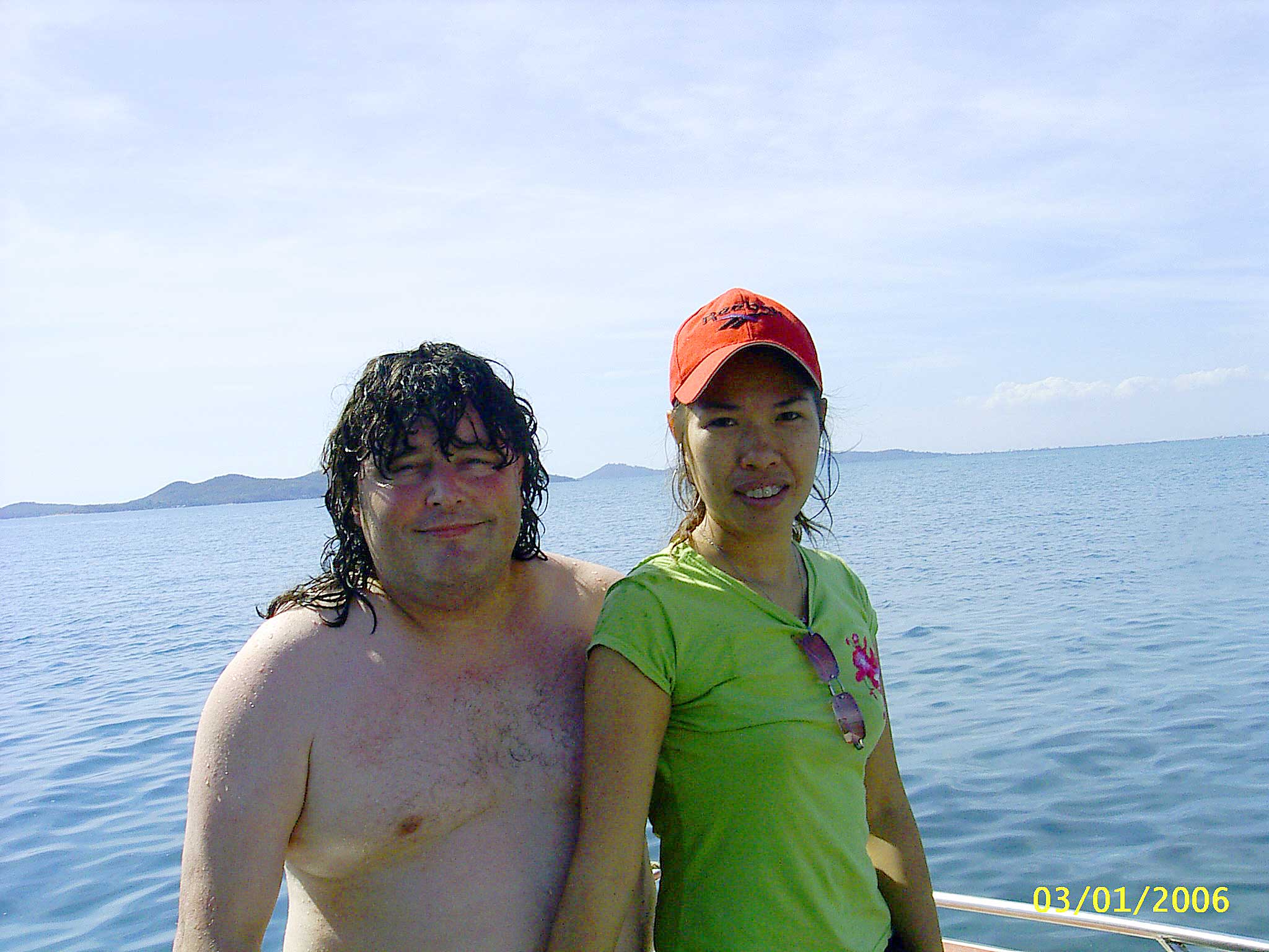 Maarten with Girlfriend - Koh Samet