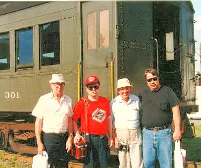 My Dad and his 'S' Gauge friends.
