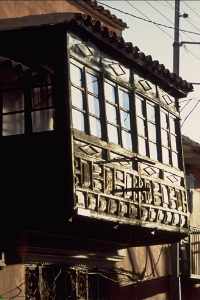 balaustrada tpica de madera tallada (Cusco)