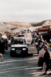 bienvenida en el pueblo de Berenguela