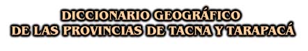 Diccionario Geogr�fico