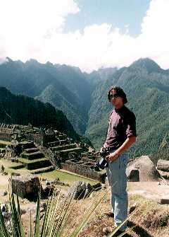 mi hijo Felipe, en Machu Picchu