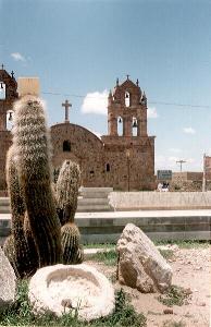 iglesia de Laja, camino a Tiwanaku