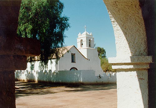 capilla del pueblo de San Pedro de Atacama