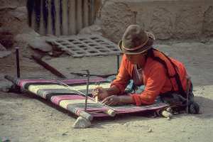 tejedora tradicional de la tradicin Aymara