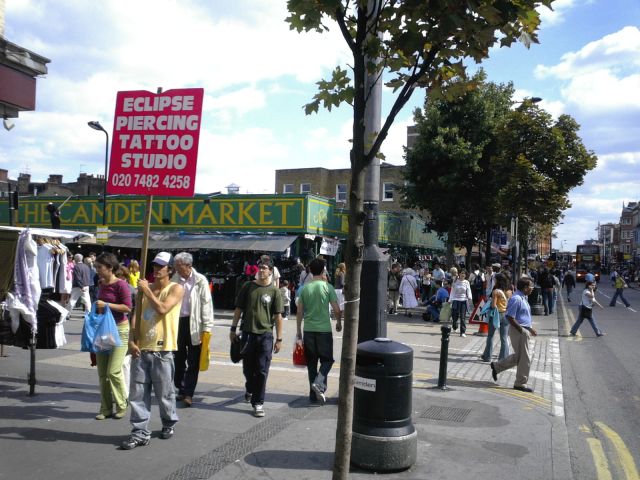 Il mercato di Camden Town...