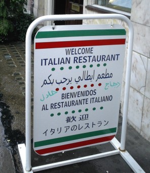 Ristorante italiano...