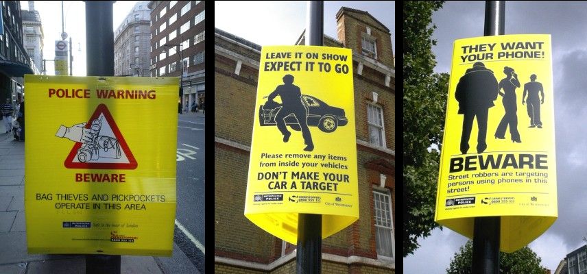 Police warnings...