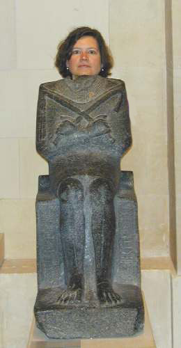 Doreen at the Louvre