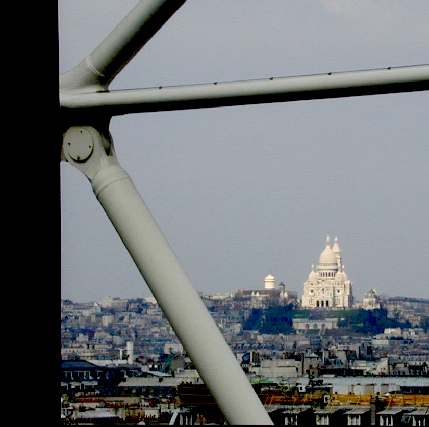 Sacre Coeur from The Pompedou Center
