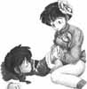 another one from the martial arts skating tournament, Akane actually cried for Ranma!
