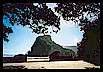 Holiday destinations New Zealand - View from bedroom - Lion rock 12kb