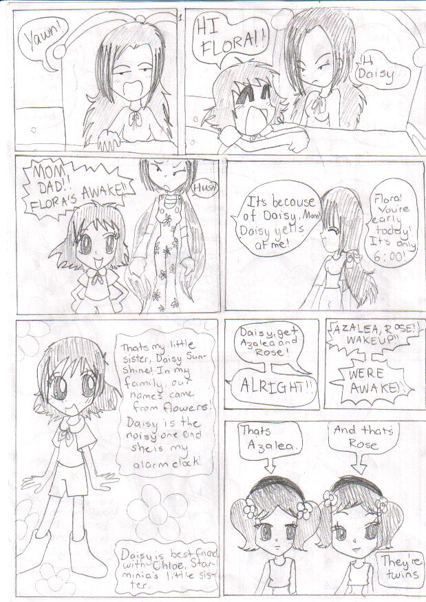 This is my comic about my made up characters!