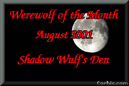 Werewolf of the Month