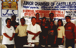 Officers and members of Pinatubo JC