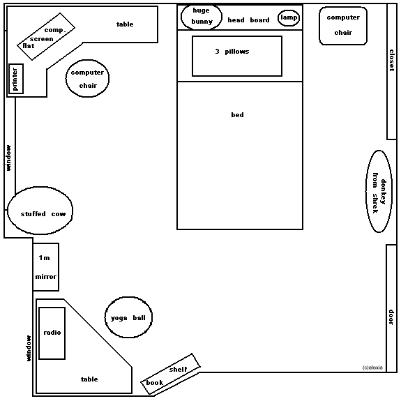 A scetch of my room