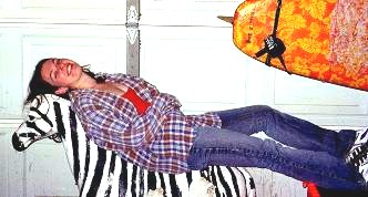 Amanda on the zonkey