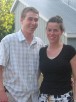 Garth Bigelow and Candice Seeber..kind of fuzzy, i had my camera on the wrong setting.. lol
