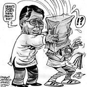 Cartoon from Phil Star