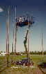 Lift ved flagst�nger (Nord)