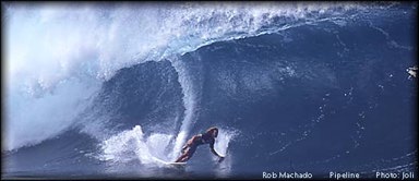 Rob Machado stylin' in the world's most famous wave.
