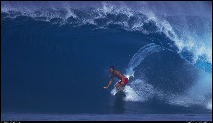 Sunny Garcia nails a sweet one.