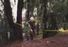running up the slop