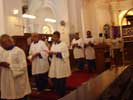 Choir recessional procession