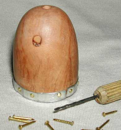  The bowl ready with the rim attached 