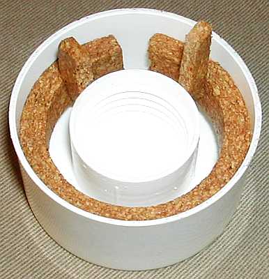Shaping the cork gasket