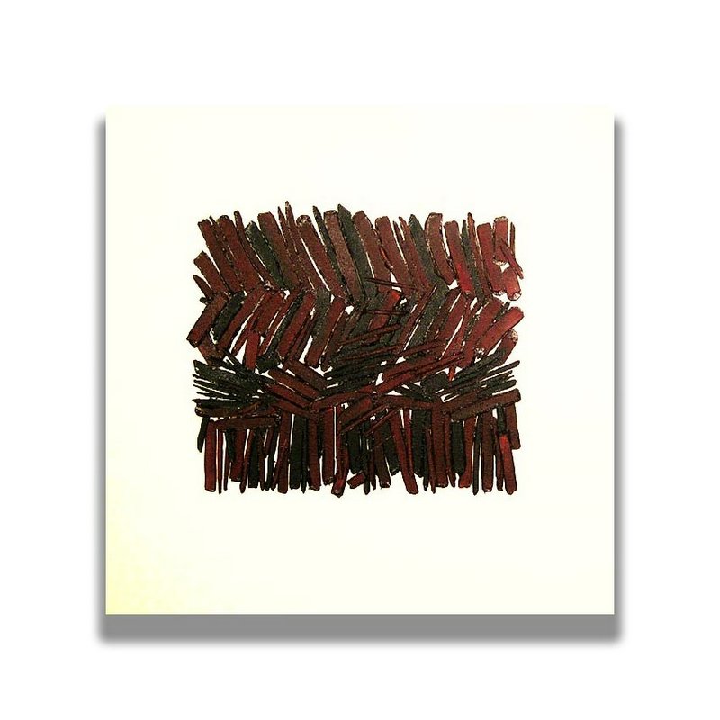 abstract oil paintings on canvas painted directly from images stored in the imagination 'wales #1'