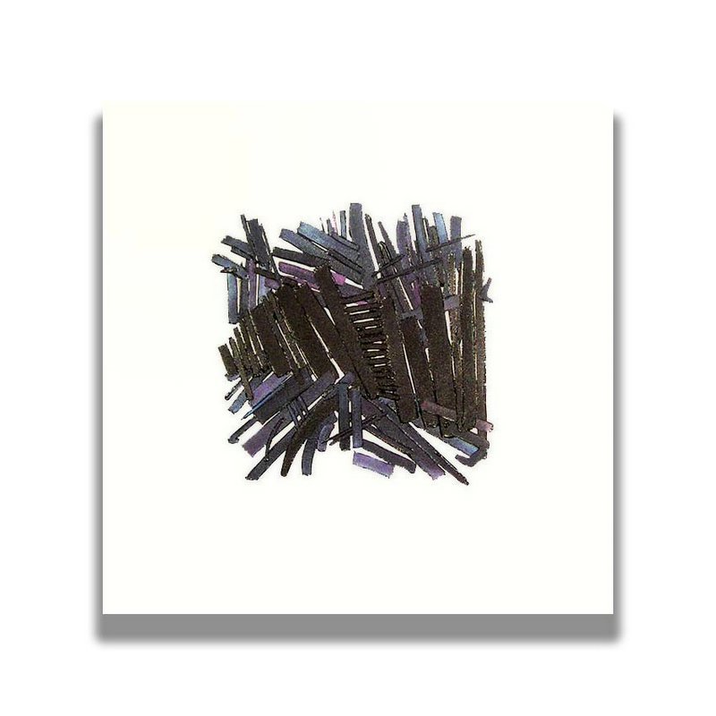 abstract oil paintings on canvas painted directly from images stored in the imagination 'wales #3'