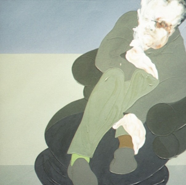 figurative oil paintings on canvas painted directly from images stored in the imagination 'the easy chair'