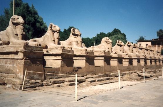 Il viale degli arieti di Karnak