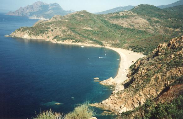 Particolare della costa ovest, dopo Porto