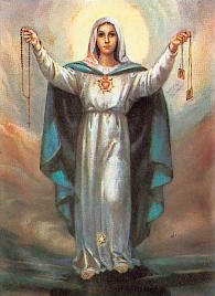Mary was a celebrity endorser for rosaries and scapulars!