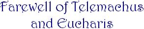 Farewell of Telemachus and Euclides