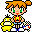 Misty with Psyduck and Goldeen