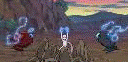 Mewtwo battles the machines