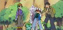 Ash reaches the spring to help Mewtwo