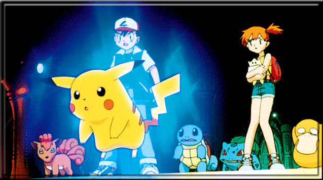 Mewtwo attacks Pikachu
