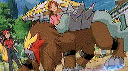 Entei kidnaps Delia