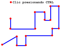 Restricción usando tecla CTRL