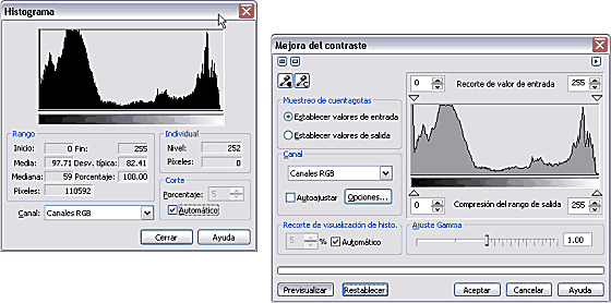 Histograma de imágenes