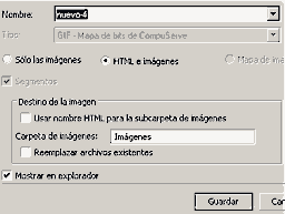 Opciones de exportaci&oacute;n