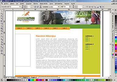 Modelo de la p&aacute;gina web