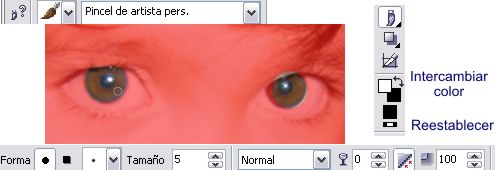 Retocar la m&aacute;scara